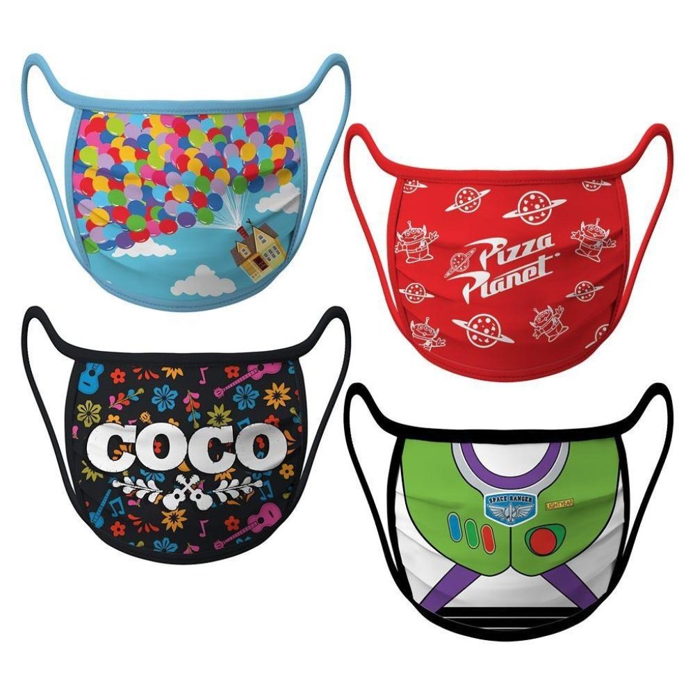 Disney Pixar Buzz Coco Up Cloth Mask Set Youth Med